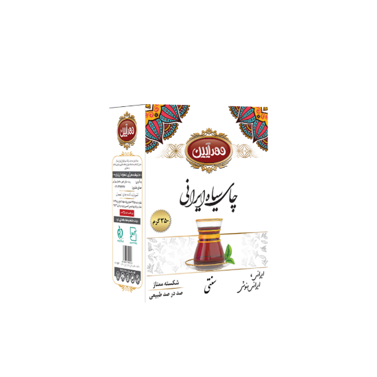 تصویر  چای 350 گرم جعبه ای شکسته ممتاز (ساده) مهرآیین