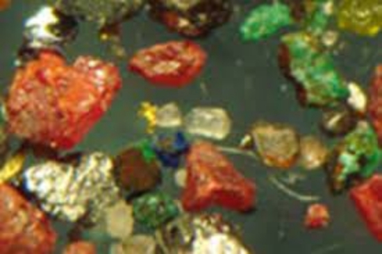 تصویر  Heavy Mineral Samples تهیه ومطالعه نمونه کانی سنگین