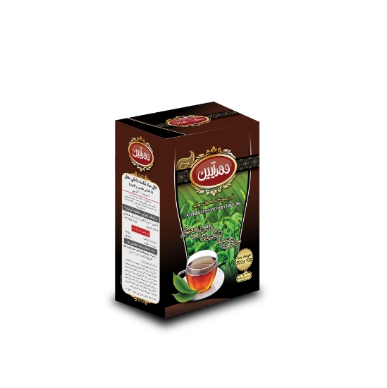 تصویر  چای 200 گرمی جعبه ای شکسته ممتاز معطر مهرآیین 