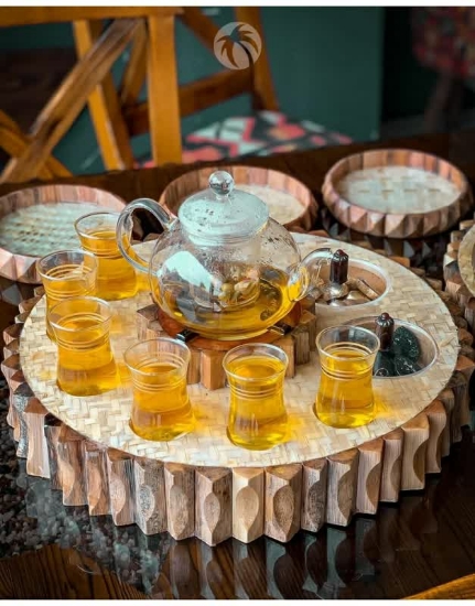 تصویر  سینی دمنوش چای