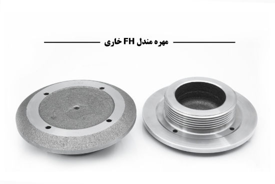 تصویر  مهره مندل پیچی FH خاری