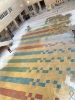 تصویر  سنگ فرش، موزاییک، کف فرش طرح نازنین 